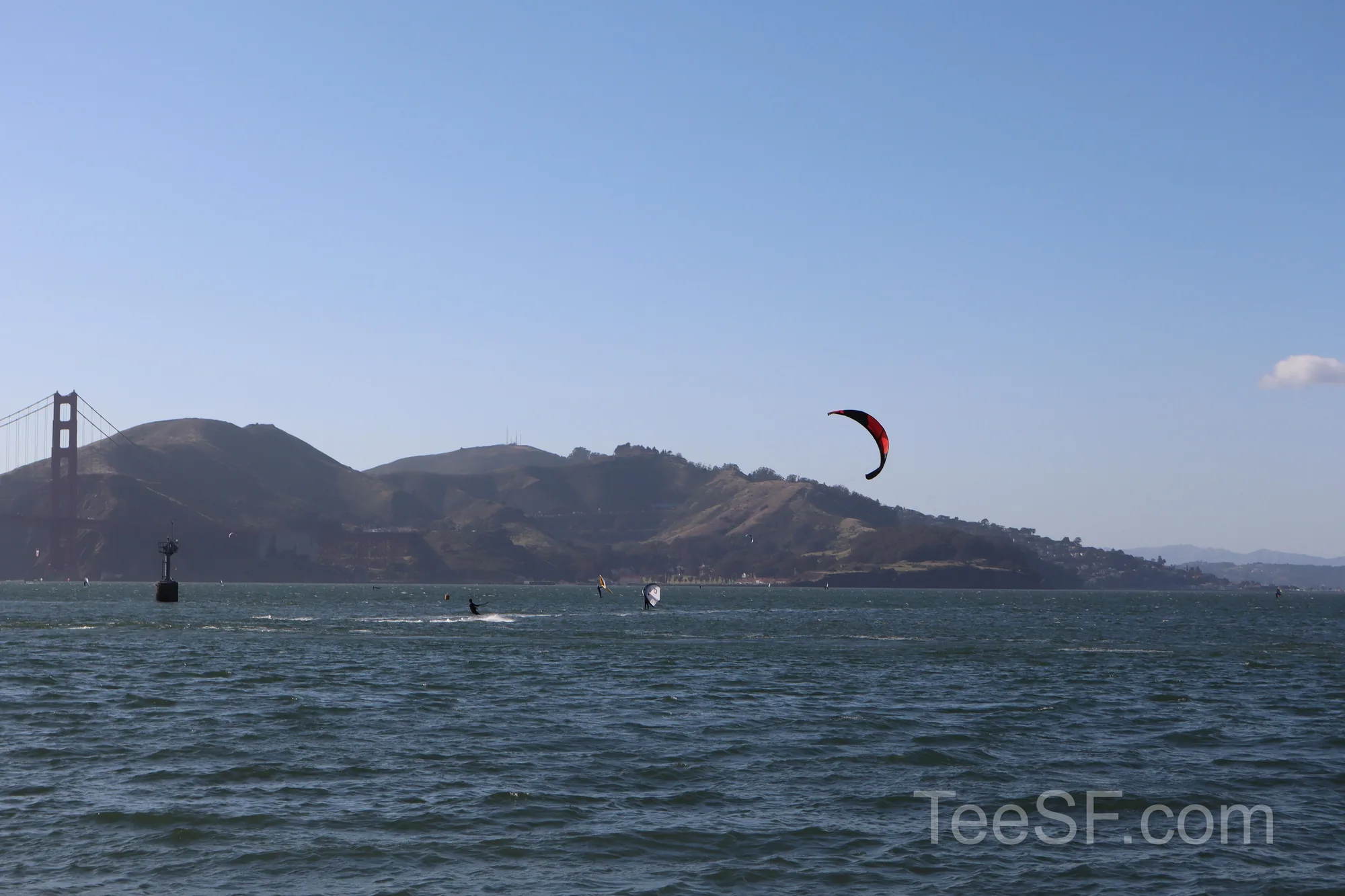 golden Gate Bridge From Beach during a Stripe Sessions 2026 visit in San Francisco.
